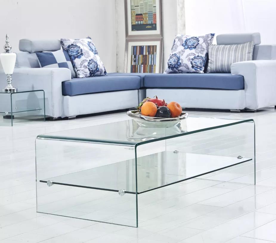 12 mm Tempered Glass TOP 6mm Tempered Glass Shelf