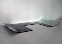 range hood glass